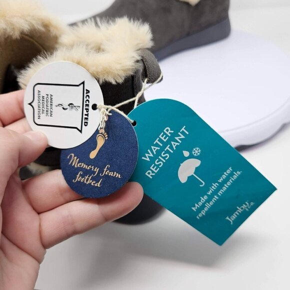 JBU By Jambu Nomadic Water Resistant Ankle Boot Gray Women’s Size 8.5 NEW Winter - Picture 10 of 12